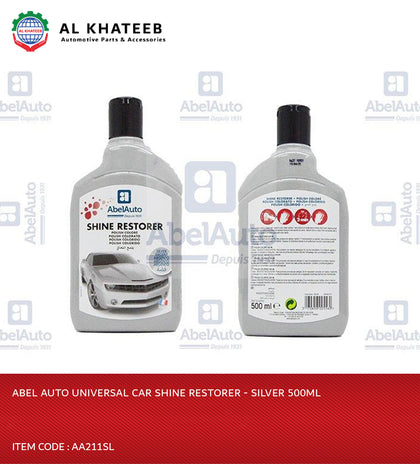 Abel Auto Universal Car Shine Restorer - Silver 500Ml