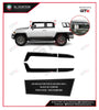 GTK 4Pcs/Set Black Air Deflector For FJ Cruiser 2007-2020