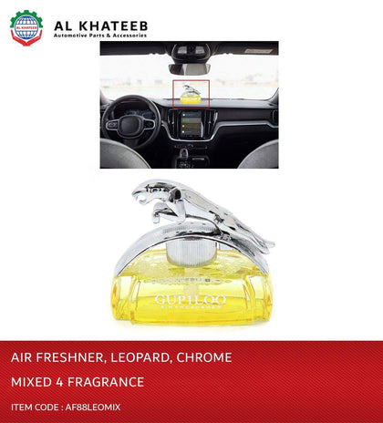 Car Air Freshener Airpro Leopard Oud Series Spray - Black Fragrance 99Ml