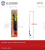 Universal Car Special Fender Side Mount Antenna Stainless Steel Audio Stereo Radio 100Cm, Chrome
