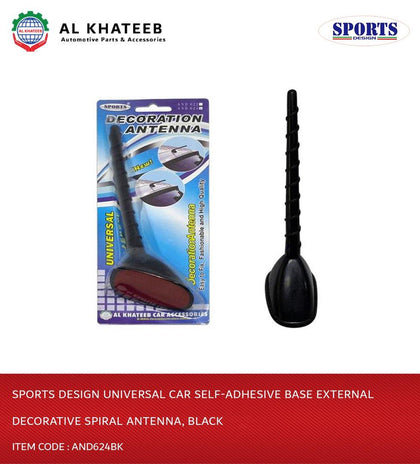 Antenna Decoration Oval Base Spiral Pole