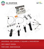 Universal 360 Camera, 2 PCS Square /Set, Night Vision