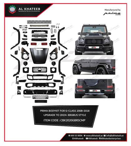 Prima Auto Car Full Body Kit G-Class 2008-2018 Upgrade 2019+ Brabus Style