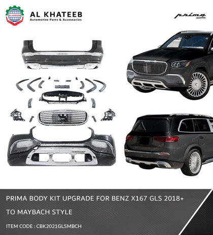 Prima Car Full Body Kit Gls Class X167 2020+ Upgrade To 2021 Maybach Style