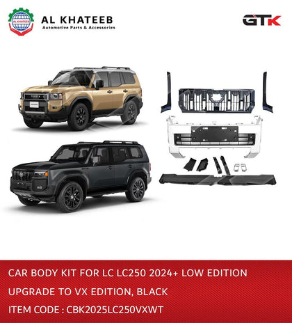 Car Body Kit for LC250 2024+ Low Edition Upgrade to VX Edition Black
