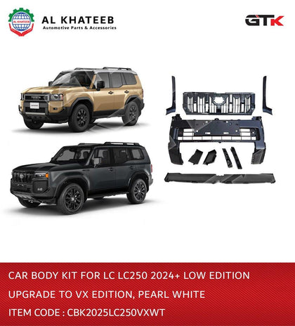 Car Body Kit for LC LC250 2024+ Low Edition Upgrade to VX Edition Pearl White