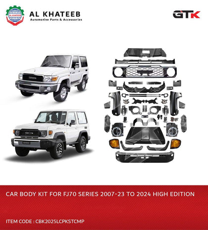 Car Body Kit for FJ70 Series 2007-2023, upgrade to 2024 High Edition