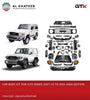 Car Body Kit for FJ70 Series 2007-2023, upgrade to 2024 High Edition