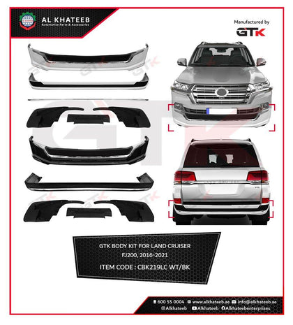 Car Body Kit For Land Cruiser For 2019, White