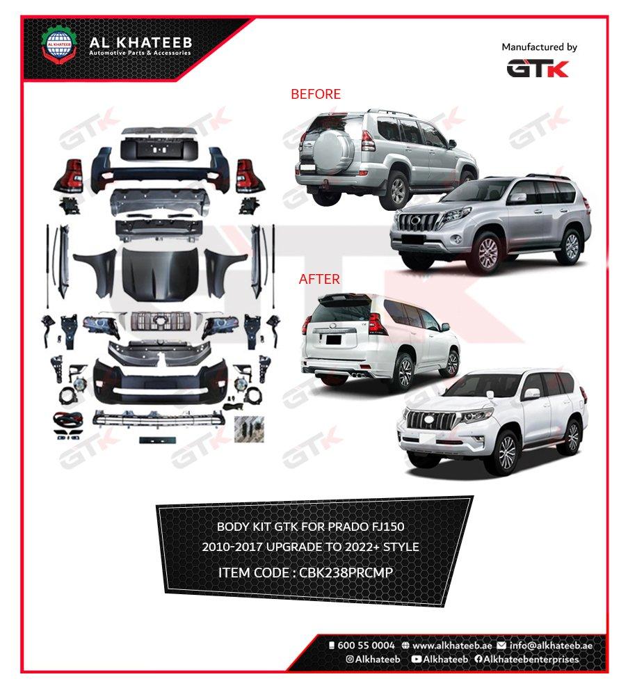 Bodykit for Facelift Prado 2010-17 to 2022 Style Full Kit
