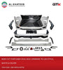Car Body Kit Fortuner 2016-2021 Upgrade, White & Silver