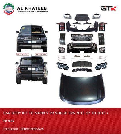 Car Body Kit to Modify RR Vogue Sva 2013-17 to 2019 + Hood