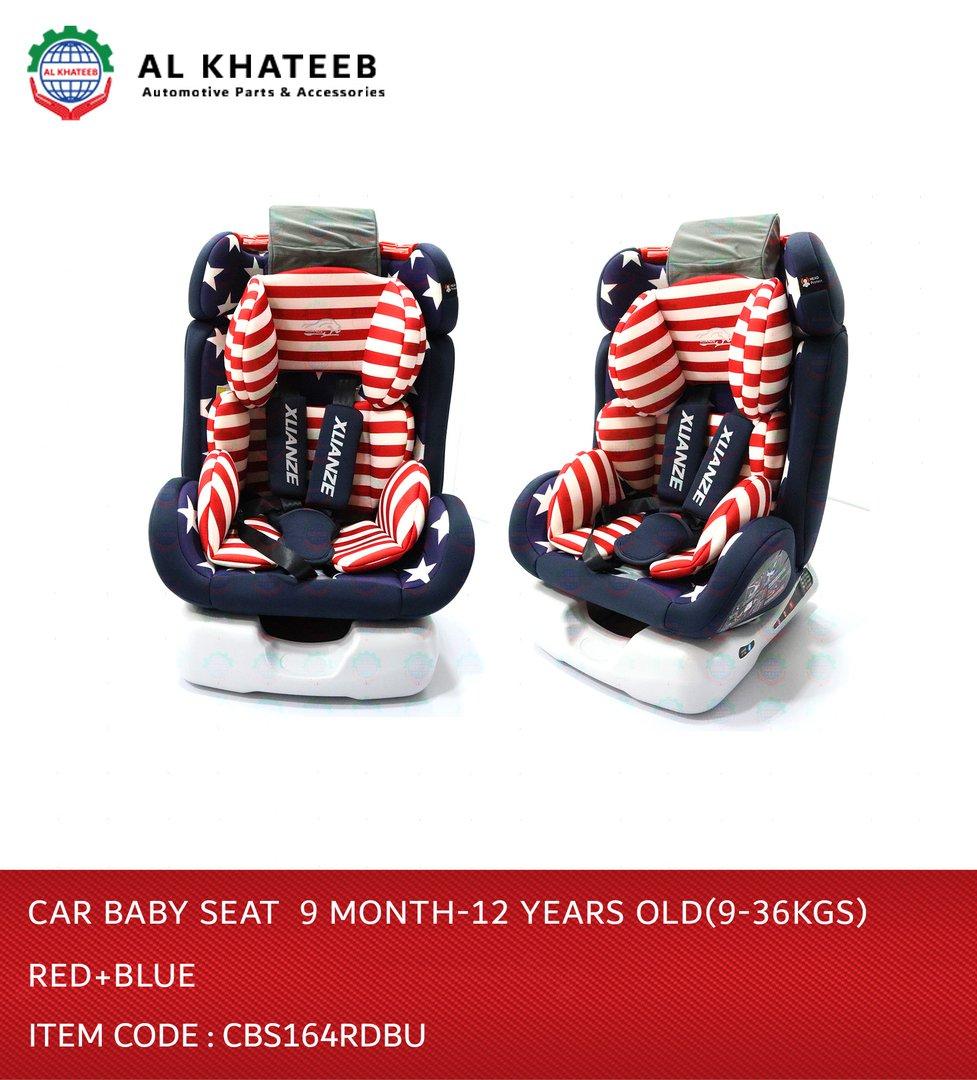 Car Baby Seat 9 Months to 12 Months Old (9-36 KGS) Red +Blue