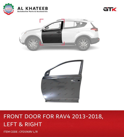 Car Front Door Panel Left RAV4 2013-2018