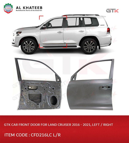 Front Door Panel Left Land Cruiser Fj200 2016-2021
