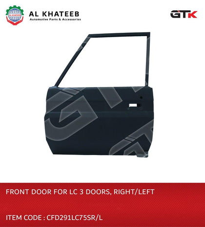 Front Door For LC  FJ75 , 3 Doors, Left