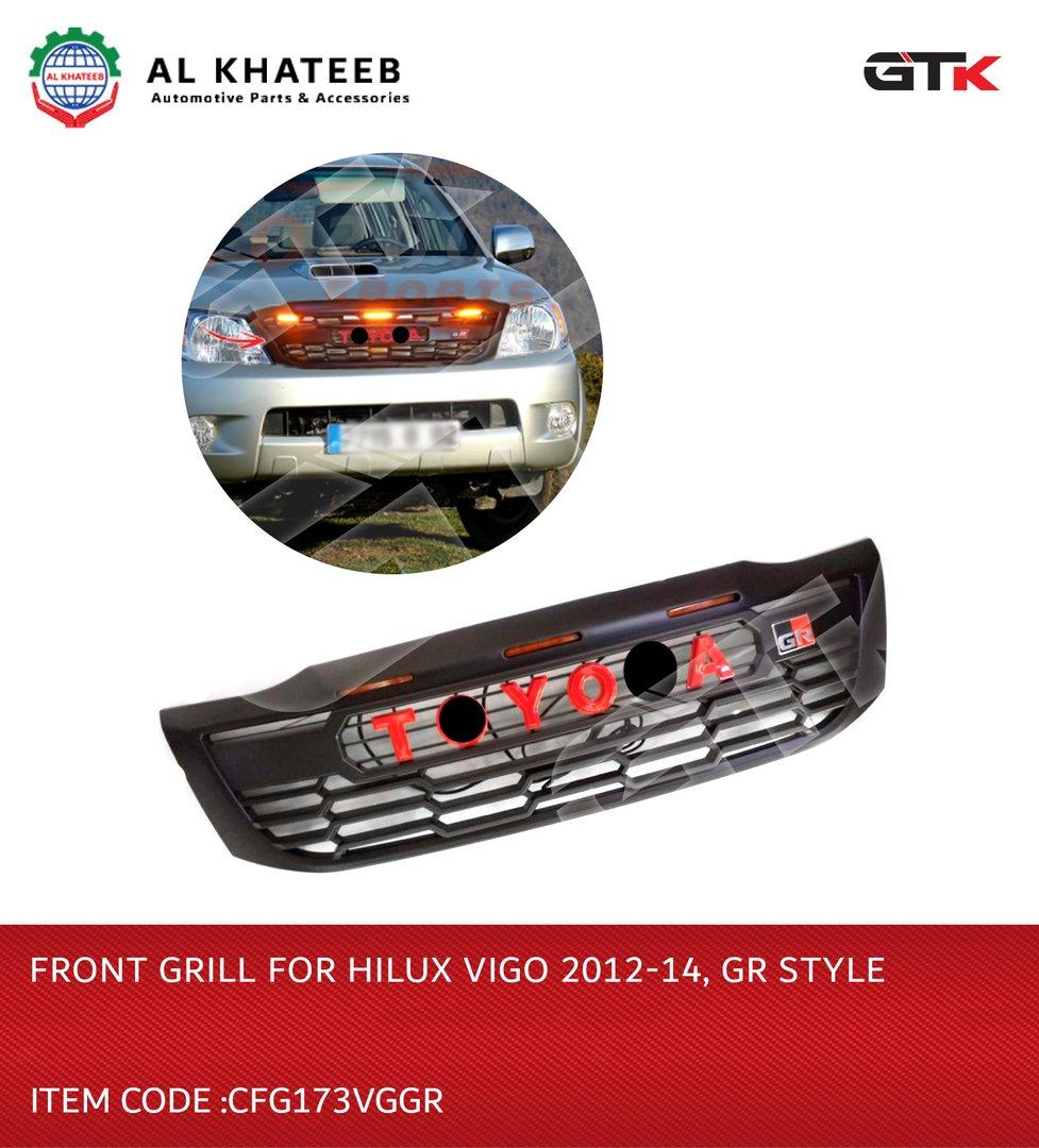 Front Grill For Hilux Vigo 2012-14, GR Style