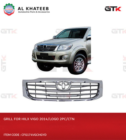 GRILL FOR HILX VIGO 2014/LOGO 2PC/CTN