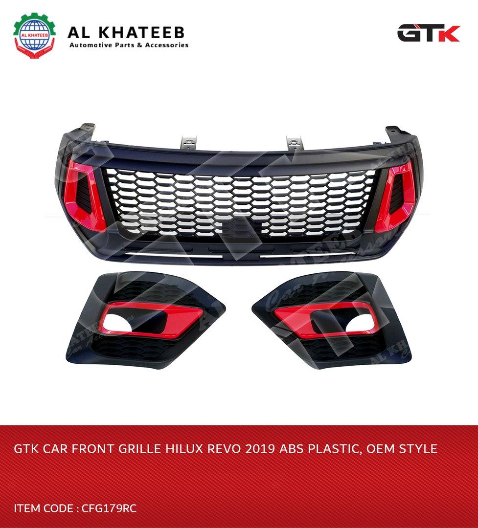 Car Front Grille Hilux Revo 2019 ABS Plastic, OEM Style