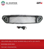 Car Upper Grille Front Bumper Grille With Led Lights 2018-2020