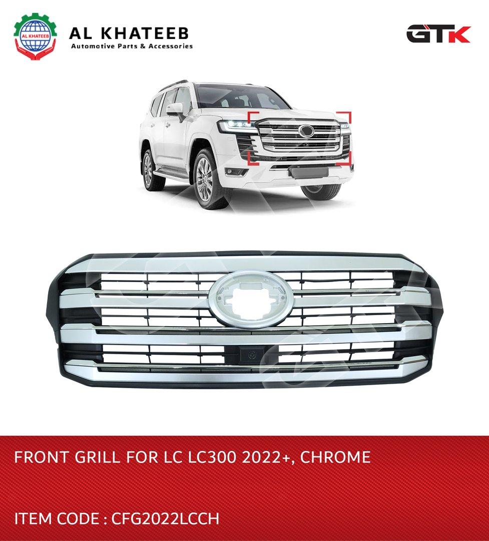 FRONT GRILL FOR LC LC300 2022+, CHROME