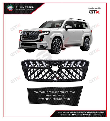 Trd Style Front Grille For Land Cruiser Lc300 2022+