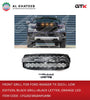 Front Grille for Ranger T9 2023+ Low Edition, Black Grille+Black Letter, Orange LED