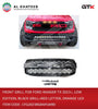 Front Grill for Ranger T9 2023+ Low Edition Black Grill+Red Letter Orange LED