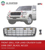 GTK Car Front Grille With LED Land Cruiser FJ100 1998-2007, Trd Style, Black