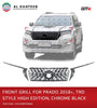 GTK Trd Style High Edition Front Grille For Prado 2018, Black & Chrome