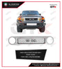 GTK OEM Style Front Grille For FJ Cruiser 2007-2021, Silver And Black With Logo