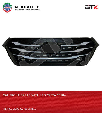 Car Front Grille With Led Creta 2018+