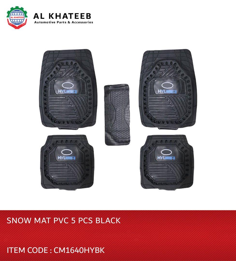Snow Mat PVC 5PCS Black