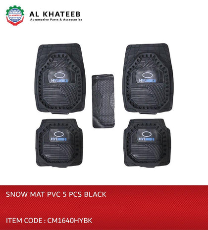 Snow Mat PVC 5PCS Black