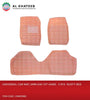 Universal Car Mat, 6MM Eav 55° Hard.  3 PCS  Rusty Red