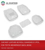 Universal Car Fit in Wearproof Leather Car Mat, Diamond, 5Pcs, Gray