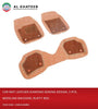 Universal Car Floor Mat Leather Diamond Sewing , 3PCS, Needling Backside, Rusty Red