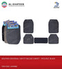 Universal Car Fit Deluxe Carpet - 5Pcs/Set, Black