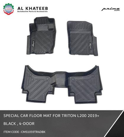 Special Car Floor Mat Triton L200 2019+ Black, 4-Door