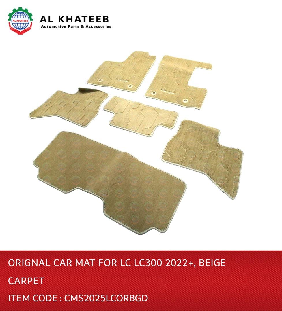 ORIGNAL CAR MAT FOR LC LC300 2022+, BEIGE CARPET