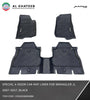 Special 4-Door Car Mat Liner For Wrangler JL 2007-2017, Black
