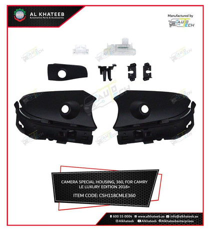 AutoTech Car Camera Special Bracket Shell Firm Set 360 Degree Luxury Edition Camry Le 2018-2020
