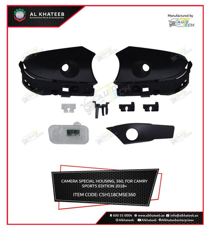 AutoTech Car Camera Special Bracket Shell Firm Set 360 Degree Luxury Edition Camry Se 2018-2020