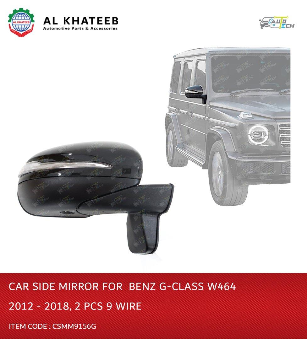 Car Side Mirror With Led & 9 Wires G-Class W464 2012-2018, 2Pcs/Set