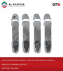 Car Outside Door Handle Cover Set Decoration Corolla 2008-2013, Chrome, 8Pcs Set