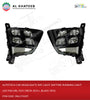 Car Headlights Day Light Daytime Running Light LED Fog Drl Ix25 Creta 2015+, Black 2Pcs