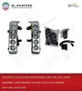 Car LED Daytime Running Light Drl Fog Lamps Assembly Land Cruiser FJ70 2007-2022, 2Pcs Chrome