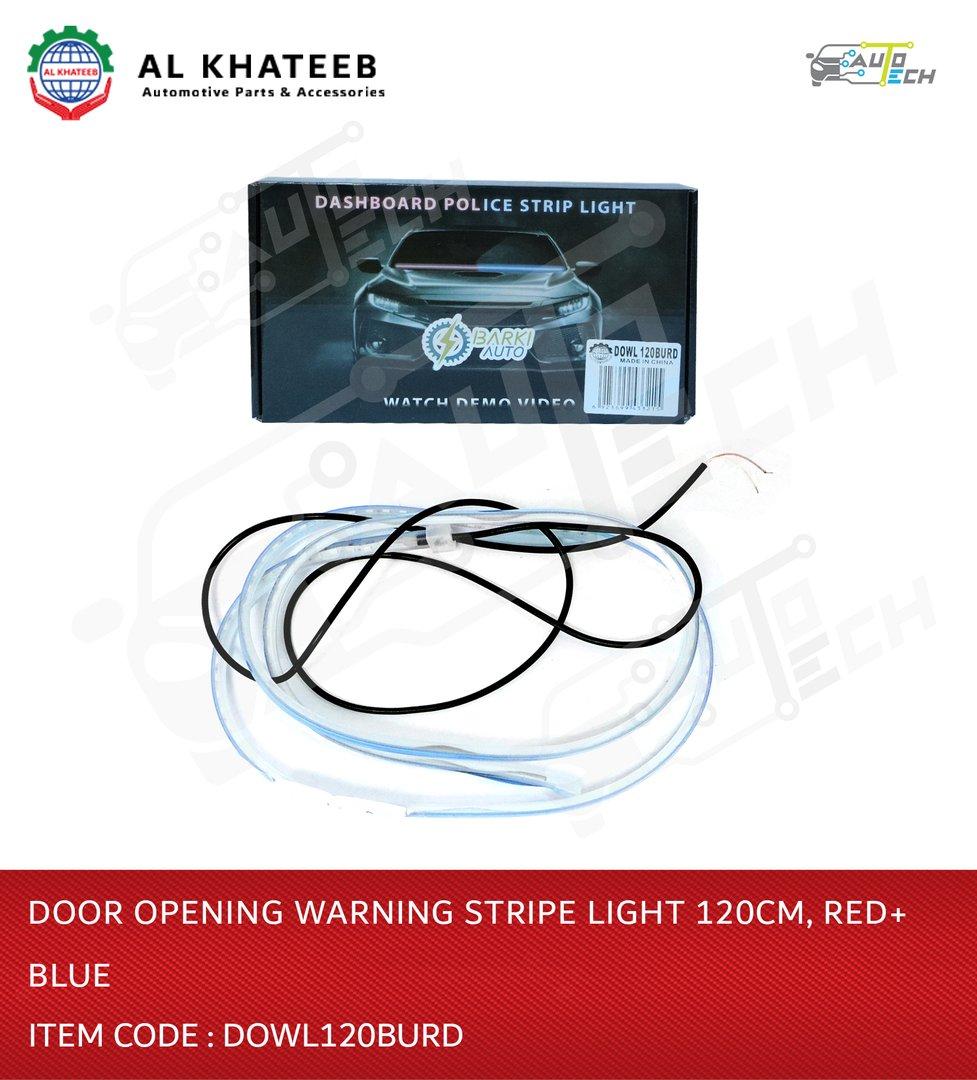 Door Opening Warning Stripe Light 120CM Red+Blue