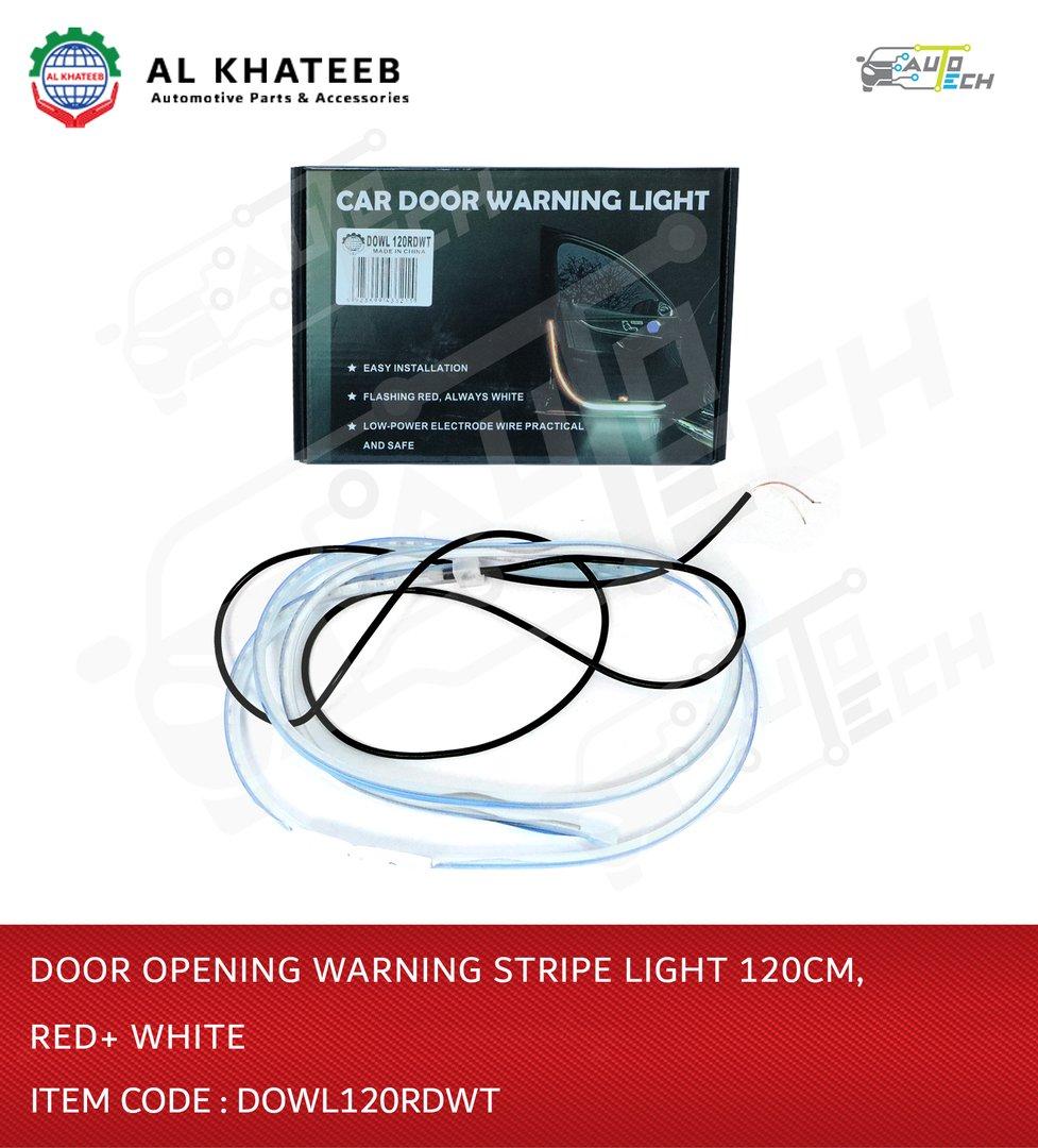 Door Opening Warning Stripe Light 120CM Red+Blue