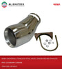 Exhaust Pipe S/S225*80MM Bevel Design